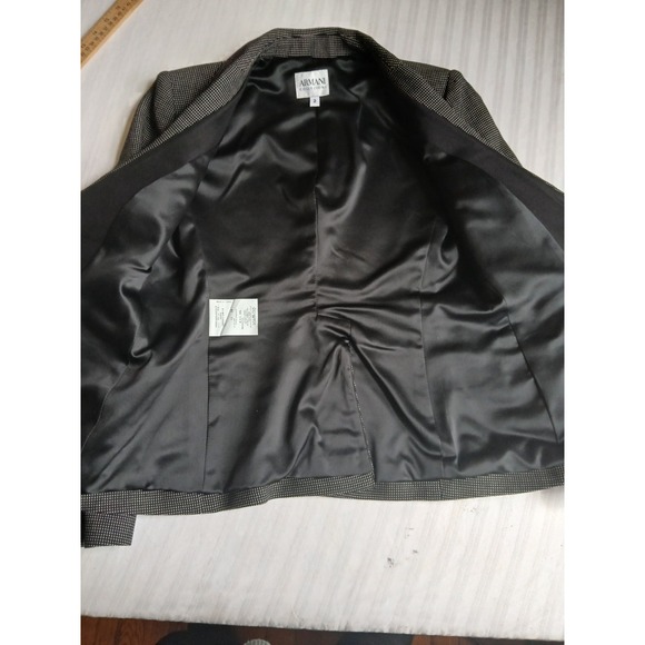 Armani Collezioni Blazer 2 Wool Single Button Academia Capsule Preppy Norm - Picture 14 of 16